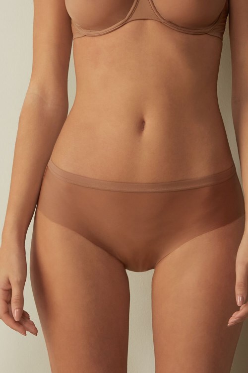 Natural - 417i - Medium Beige Intimissimi Invisible Touch Briefs | JFLU-23968