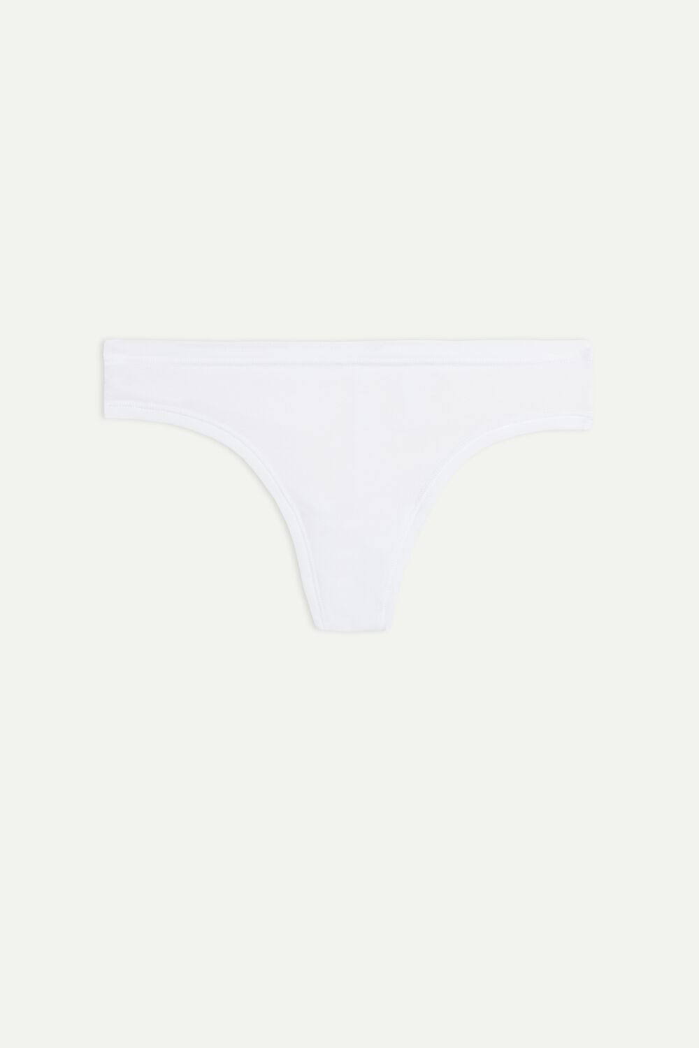 001 - White Intimissimi Brazilian Panties in Ultralight Supima® Cotton | PMSQ-68459