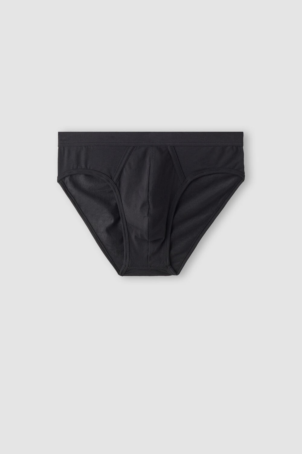 019 - Black Intimissimi Natural Fresh Supima® Cotton Briefs | LTVA-08163