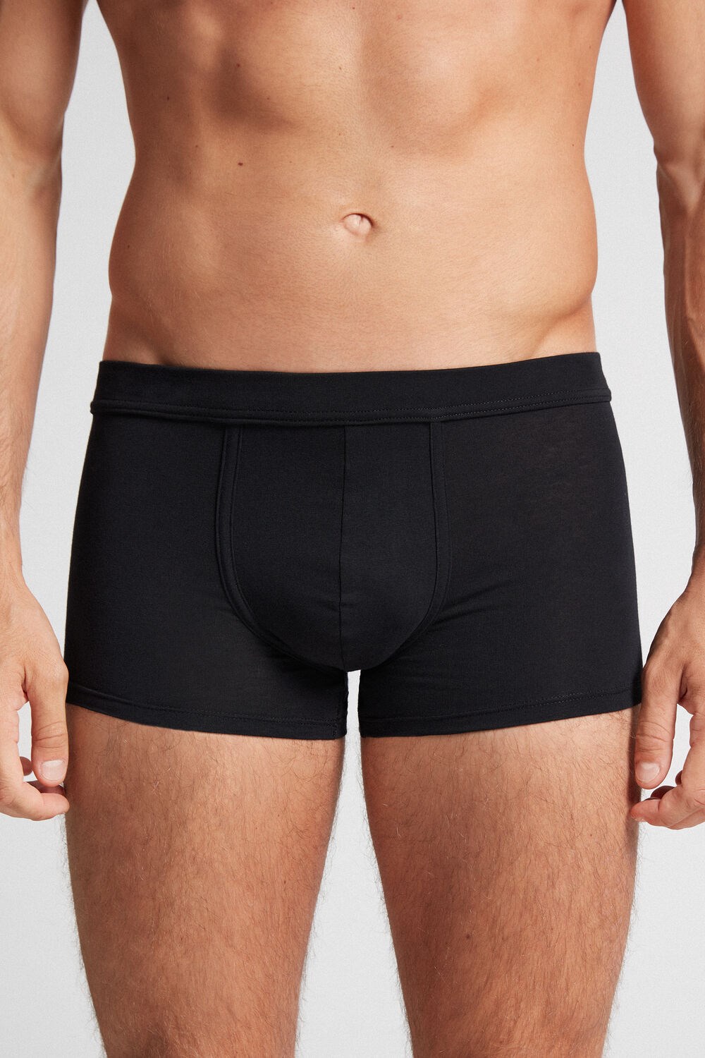 019 - Black Intimissimi Push-up Boxers in Stretch Cotton | TWIV-52469