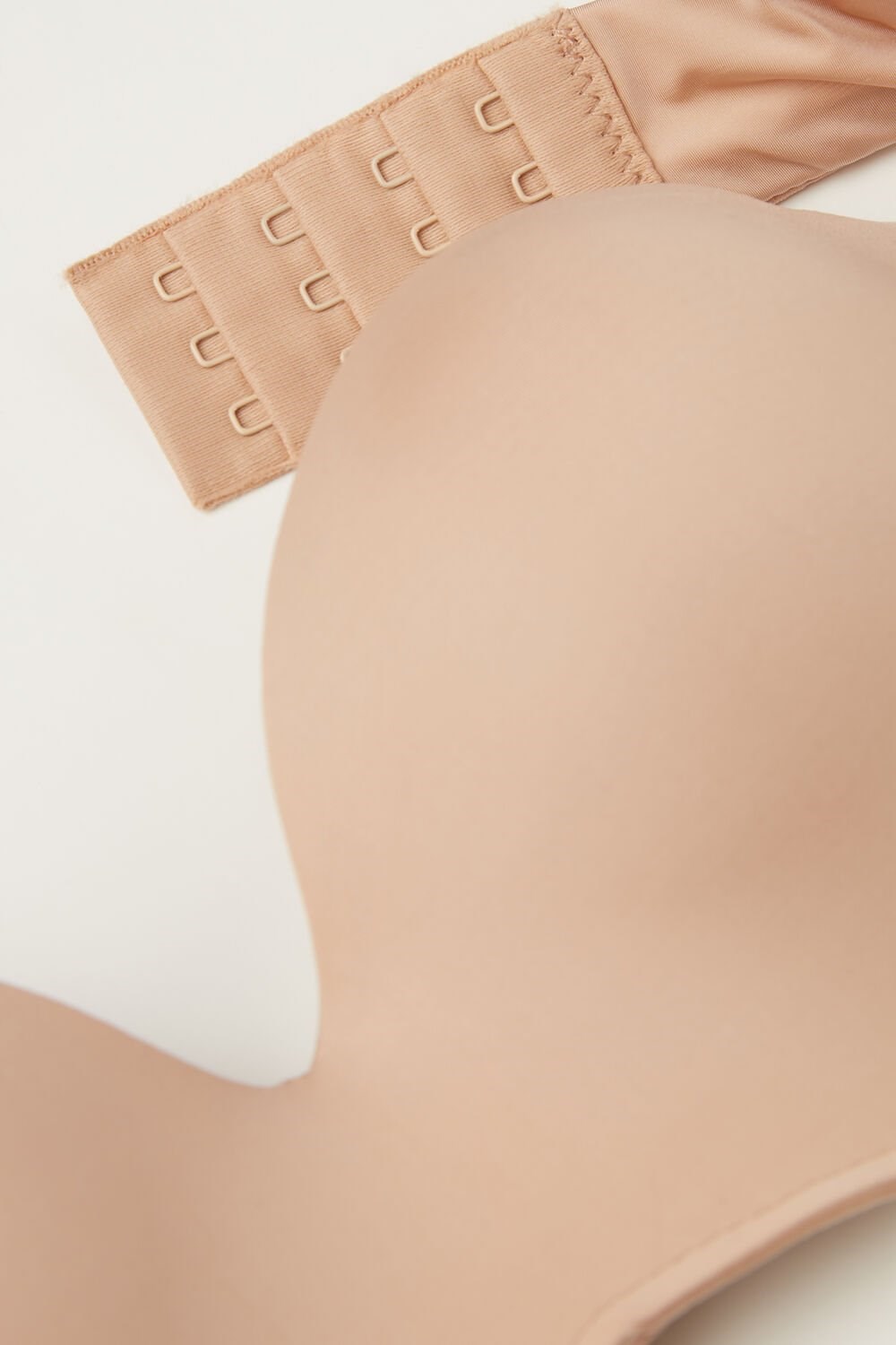 044 - Soft Beige Intimissimi Gioia Bandeau Bra in Ultralight Microfiber | DQJT-53201