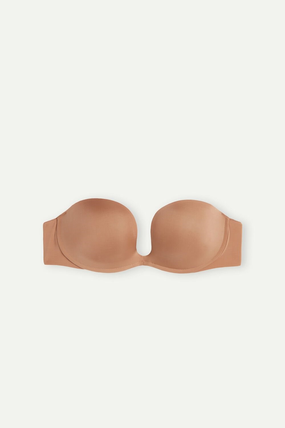 417i - Medium Beige Intimissimi Monica Bandeau Bra in Ultralight Microfiber | ABDR-61785