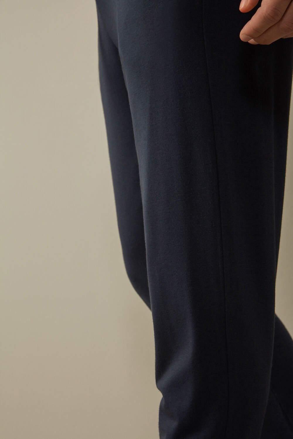 800 - Midnight Blue Intimissimi Silk and Modal Trousers | YTPC-94025