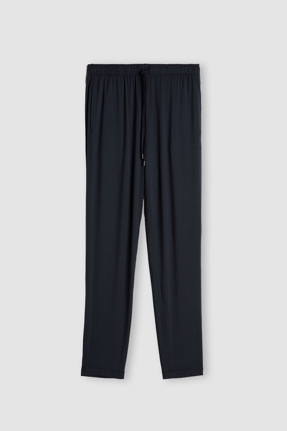 800 - Midnight Blue Intimissimi Silk and Modal Trousers | YTPC-94025