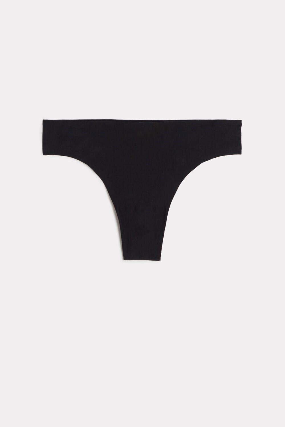 Black - 019 - Black Intimissimi Brazilian Panties in Seamless Ultra Light Microfiber | NXSU-94705