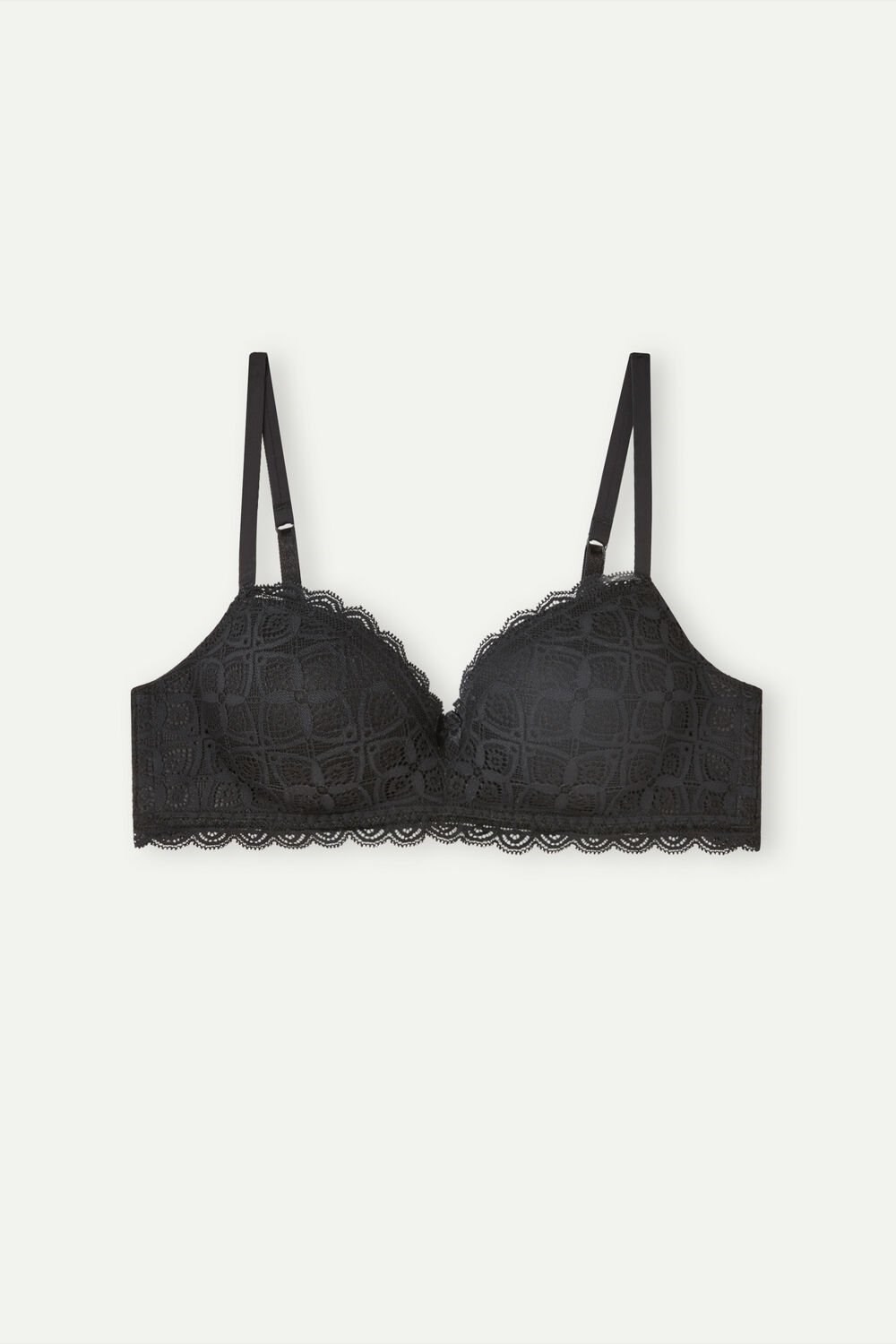 Black - 019 - Black Intimissimi Claudia Balconette Bra in Lace | MUOA-75964