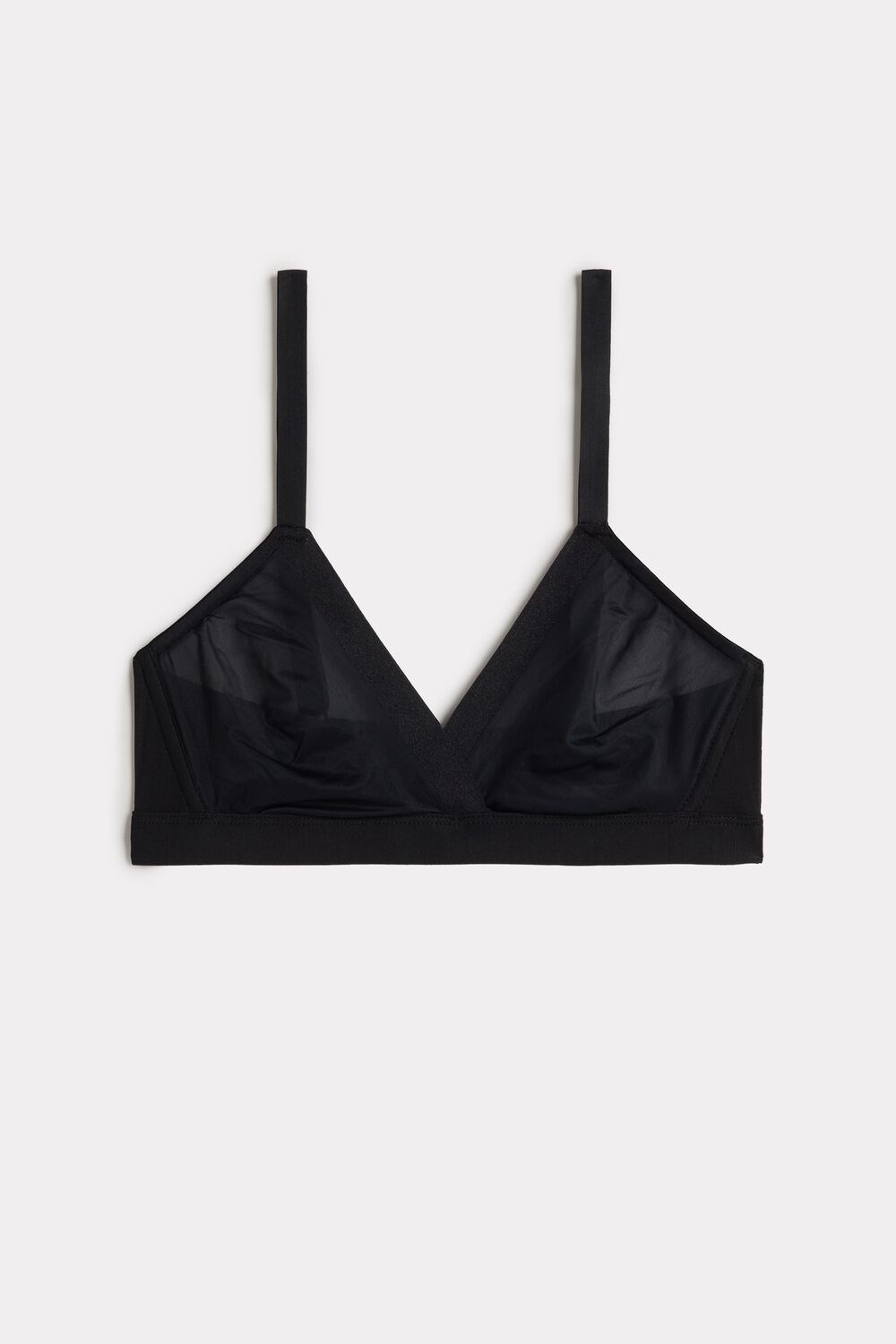 Black - 019 - Black Intimissimi Emma Invisible Touch Triangle Bra | GYRS-60712