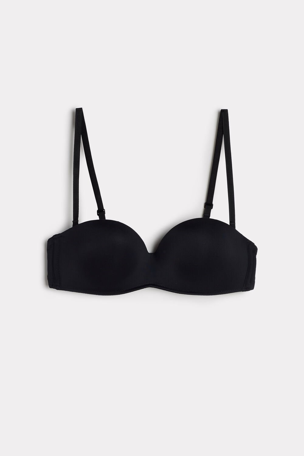 Black - 019 - Black Intimissimi Gioia Bandeau Bra | AOVF-18963