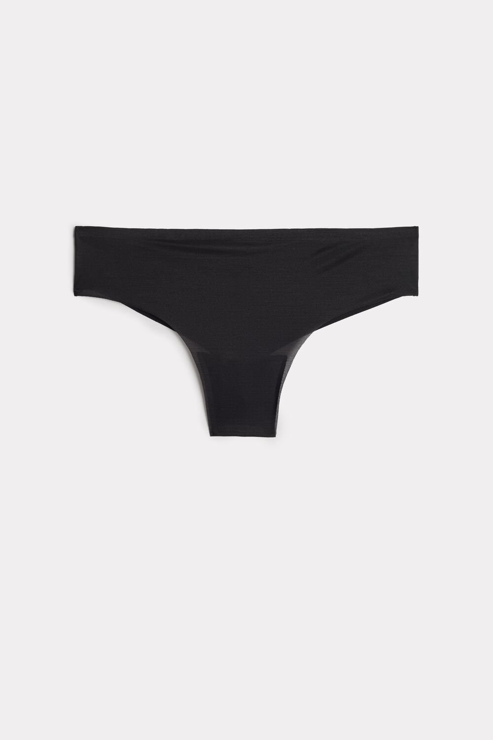 Black - 019 - Black Intimissimi Invisible Touch Brazilian Panties | ADCG-06384