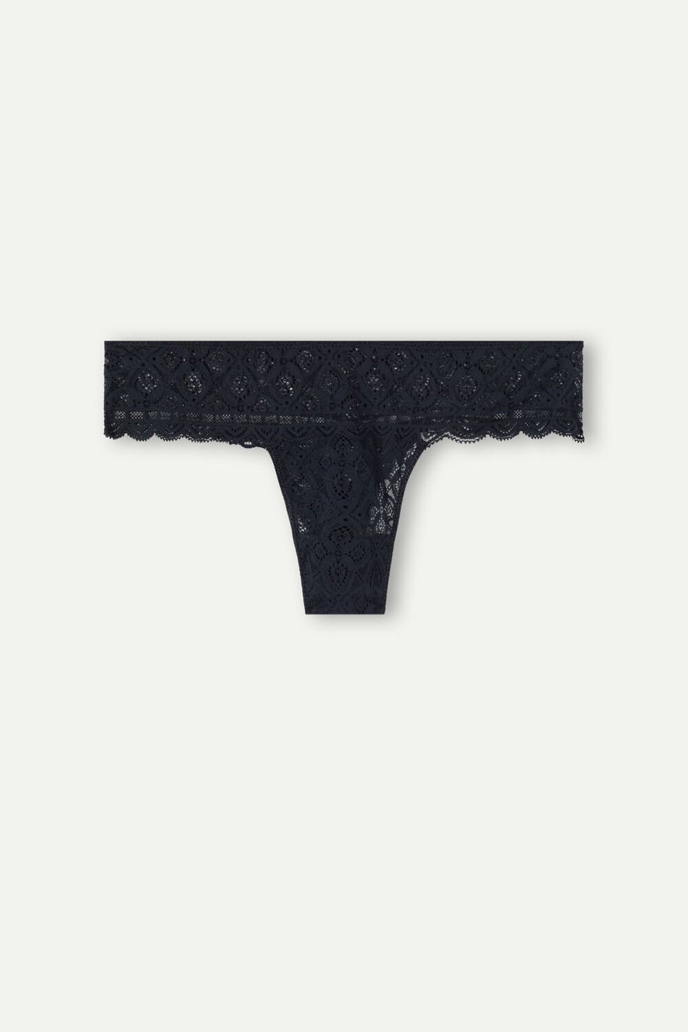 Black - 019 - Black Intimissimi Lace Brazilian | BFXE-85743