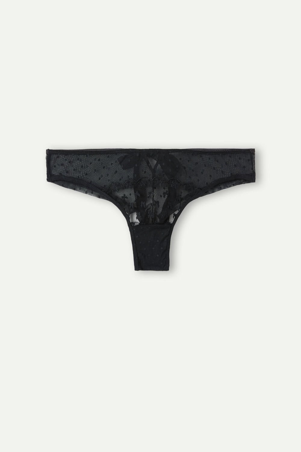 Black - 019 - Black Intimissimi Love Cadeau Brazilian | JIDY-56034