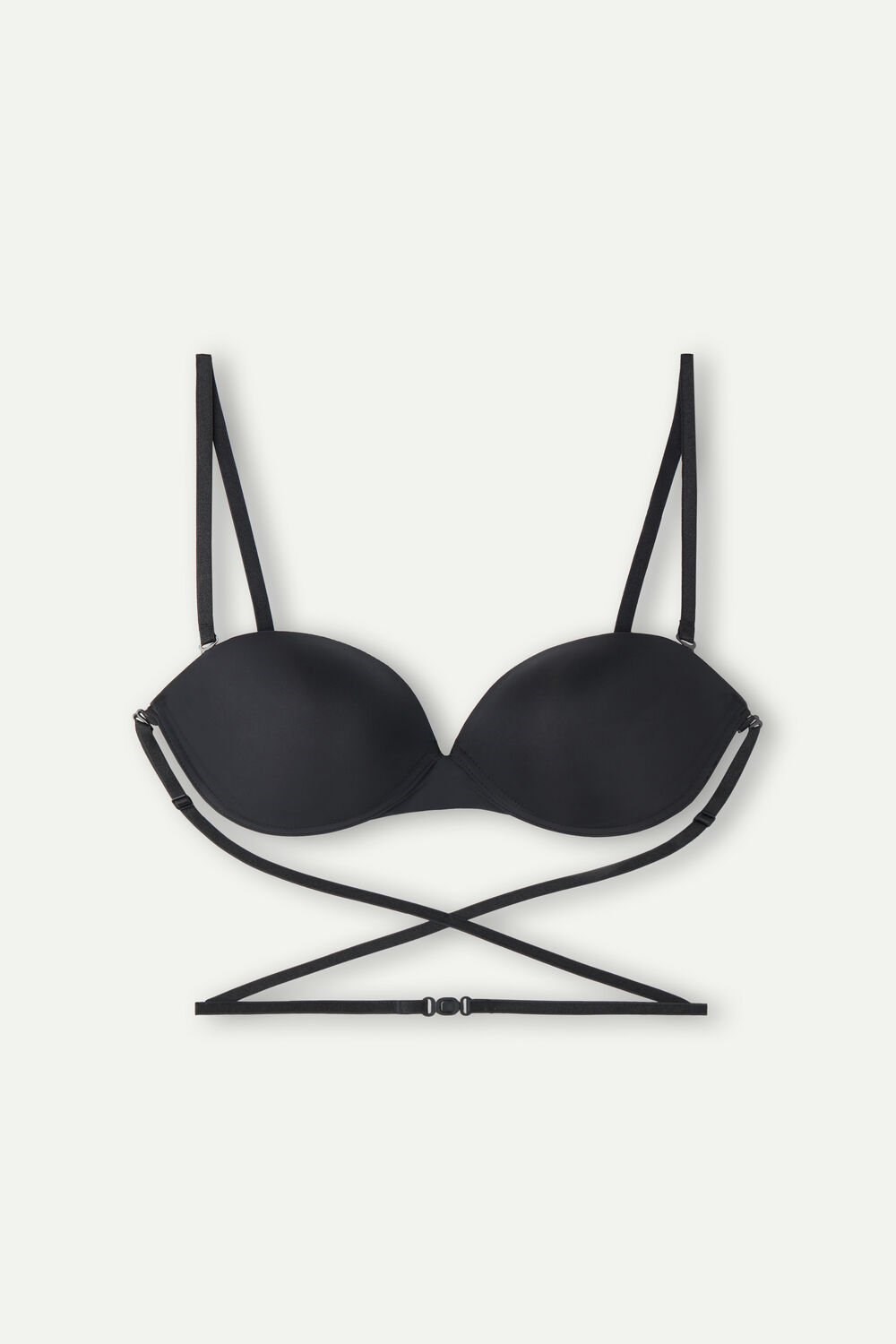 Black - 019 - Black Intimissimi Multi-functional Anna Balconette Bra in Ultralight Microfiber | ZRLM-76398