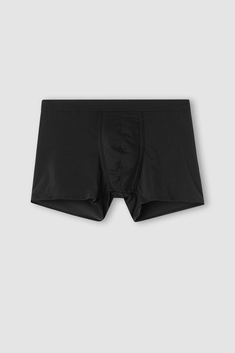 Black - 019 - Black Intimissimi Natural Fresh Supima® Cotton Boxers | LCED-64915