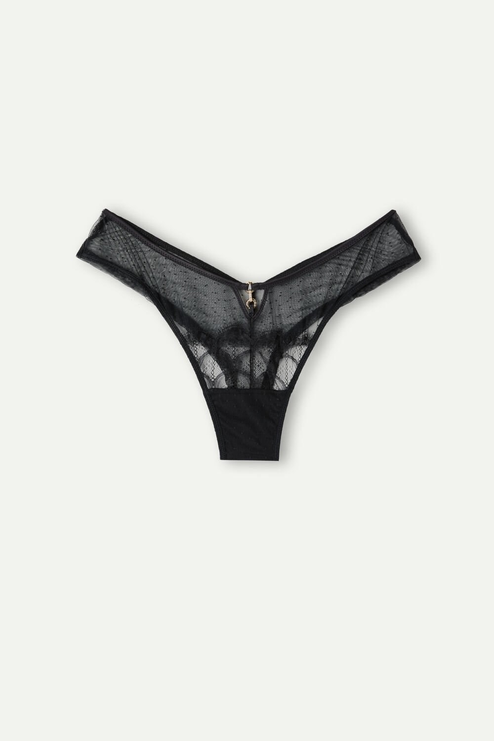 Black - 019 - Black Intimissimi Pure Charme ‘80s Style Brazilian | MUEP-94670