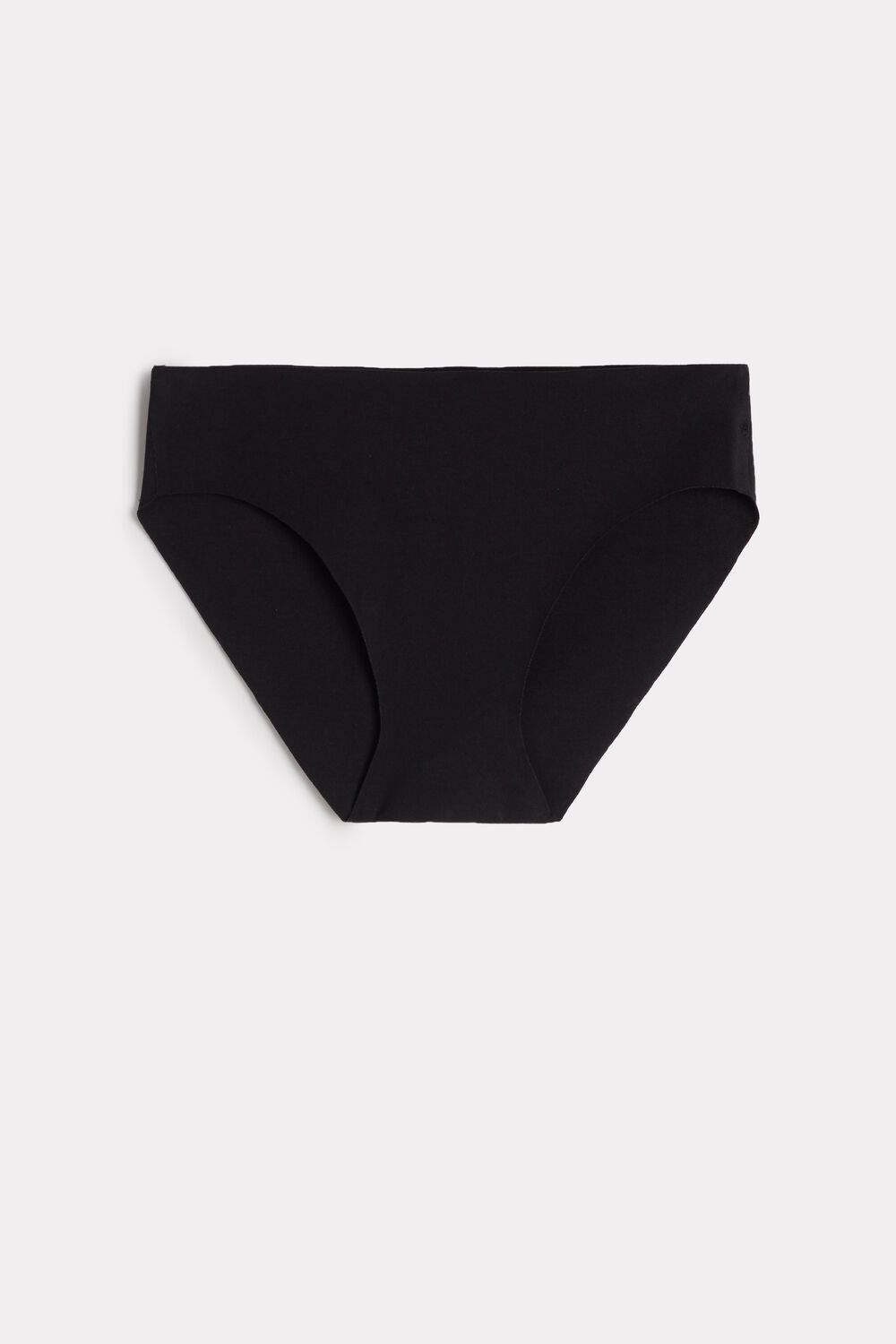 Black - 019 - Black Intimissimi Seamless Supima® Cotton Panties | VXET-82761