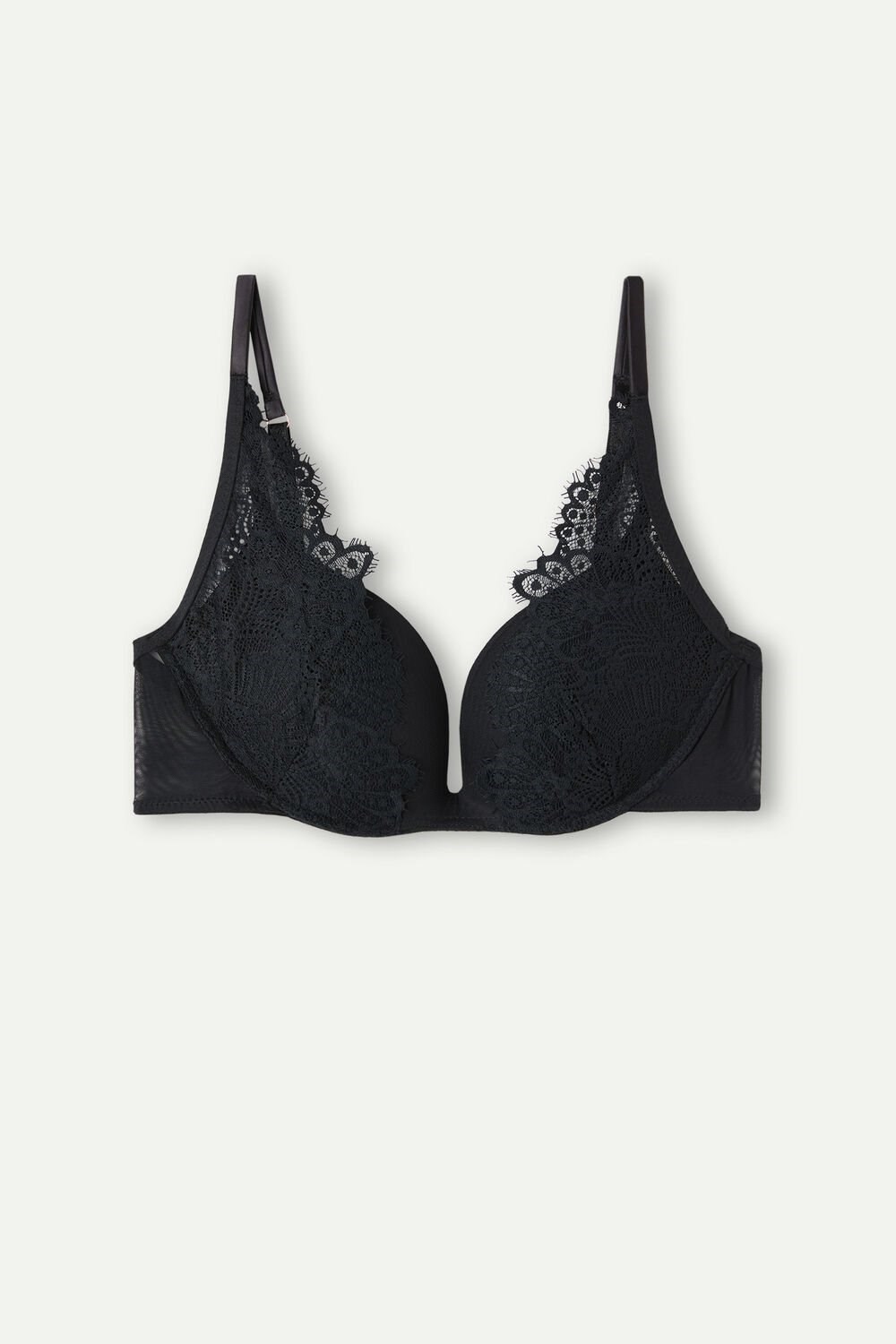 Black - 019 - Black Intimissimi Stunning Beauty Gioia Super Push-up Bra | CLPI-20457