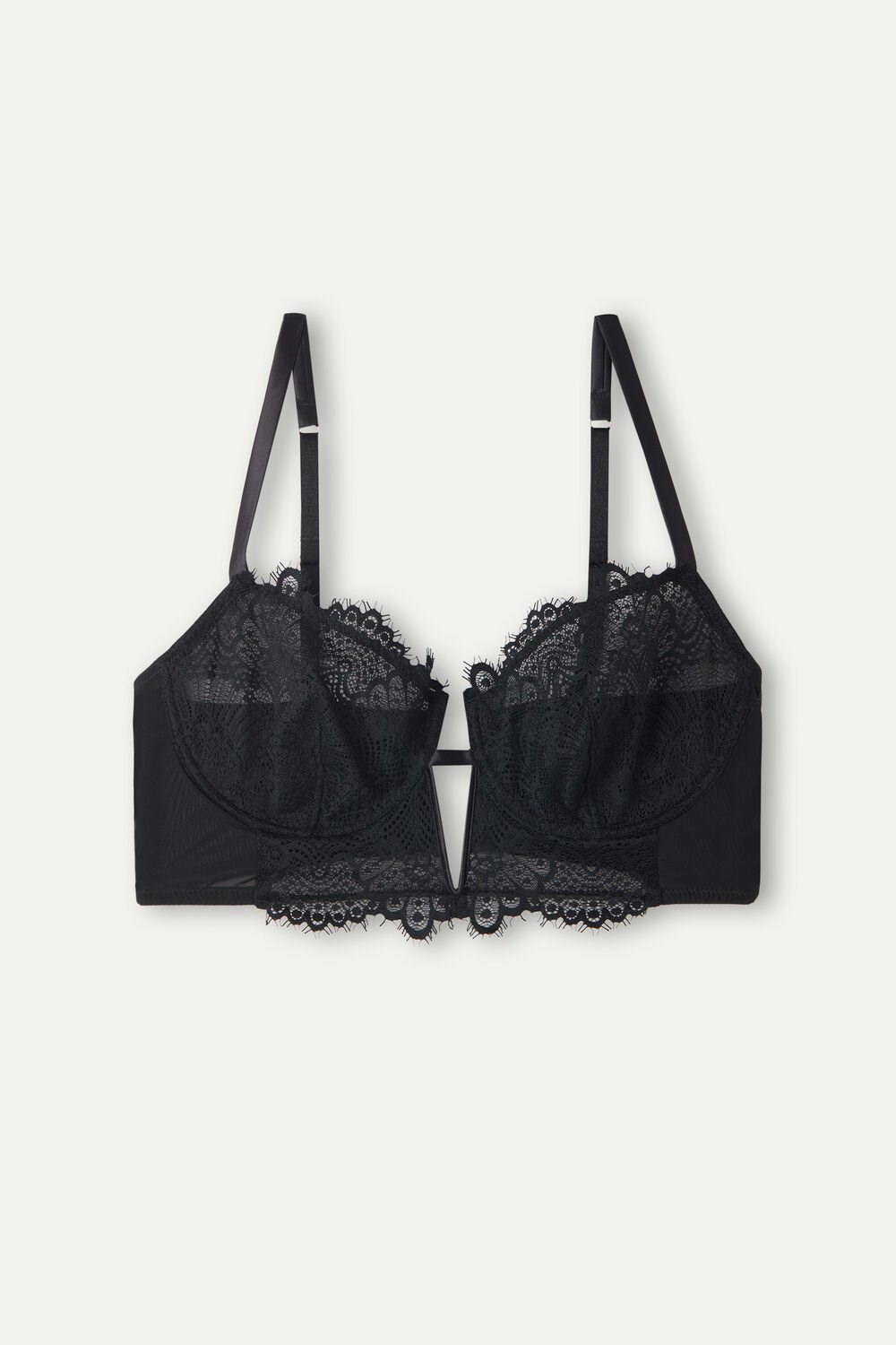 Black - 019 - Black Intimissimi Stunning Beauty Daniela Balconette Bustier | SOAM-69718