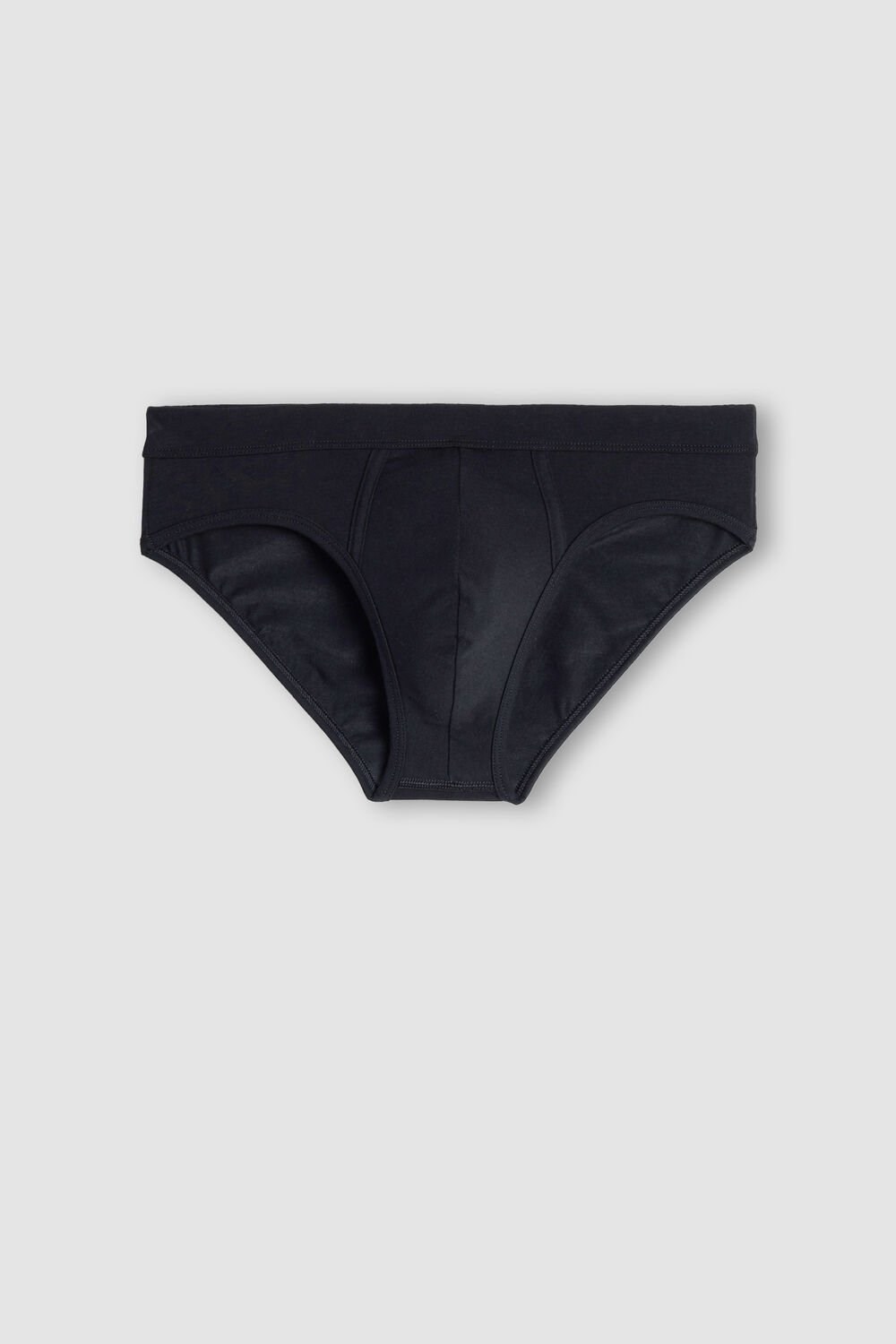 Black - 019 - Black Intimissimi Supima® Cotton Briefs | IEFO-21853