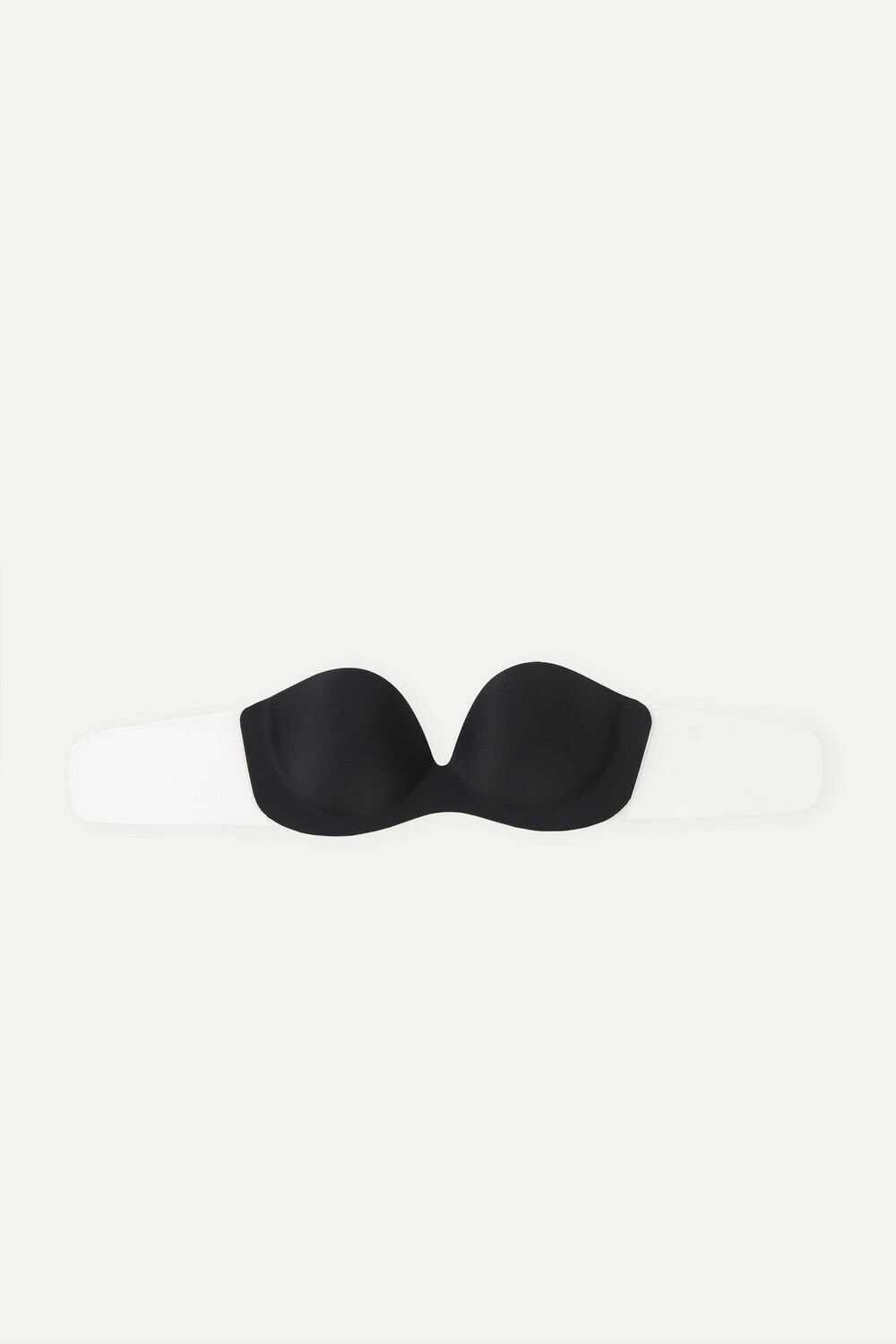 Black - 019 - Black Intimissimi Transparent Back Strapless Bra | HTJU-27316