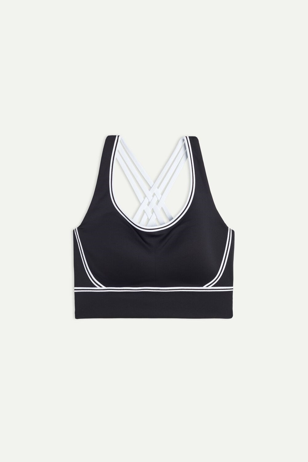 Black - 661i - Black / White Intimissimi In Action Padded Bra with Supima® Cotton Lining | KEXH-94280