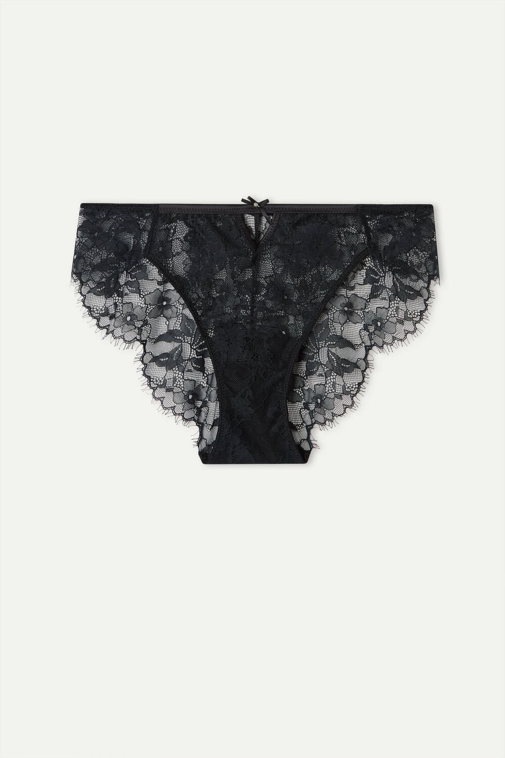 Black Intimissimi Shine High Like Stars Panties | UKNX-29067