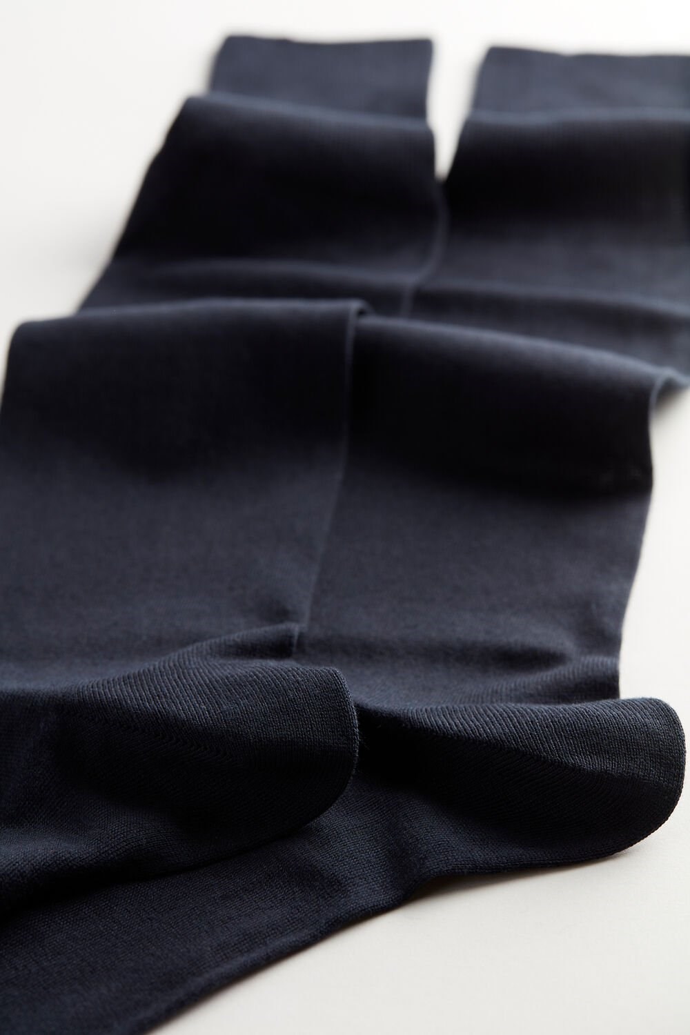 Blue - 016 - Blue Intimissimi Tall Cashmere-Silk-Cotton Blend Socks | RXMI-92746