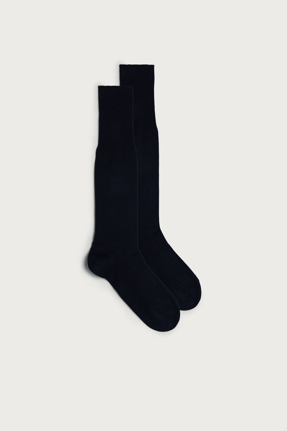 Blue - 016 - Blue Intimissimi Tall Warm Cotton Socks | NWQE-38015