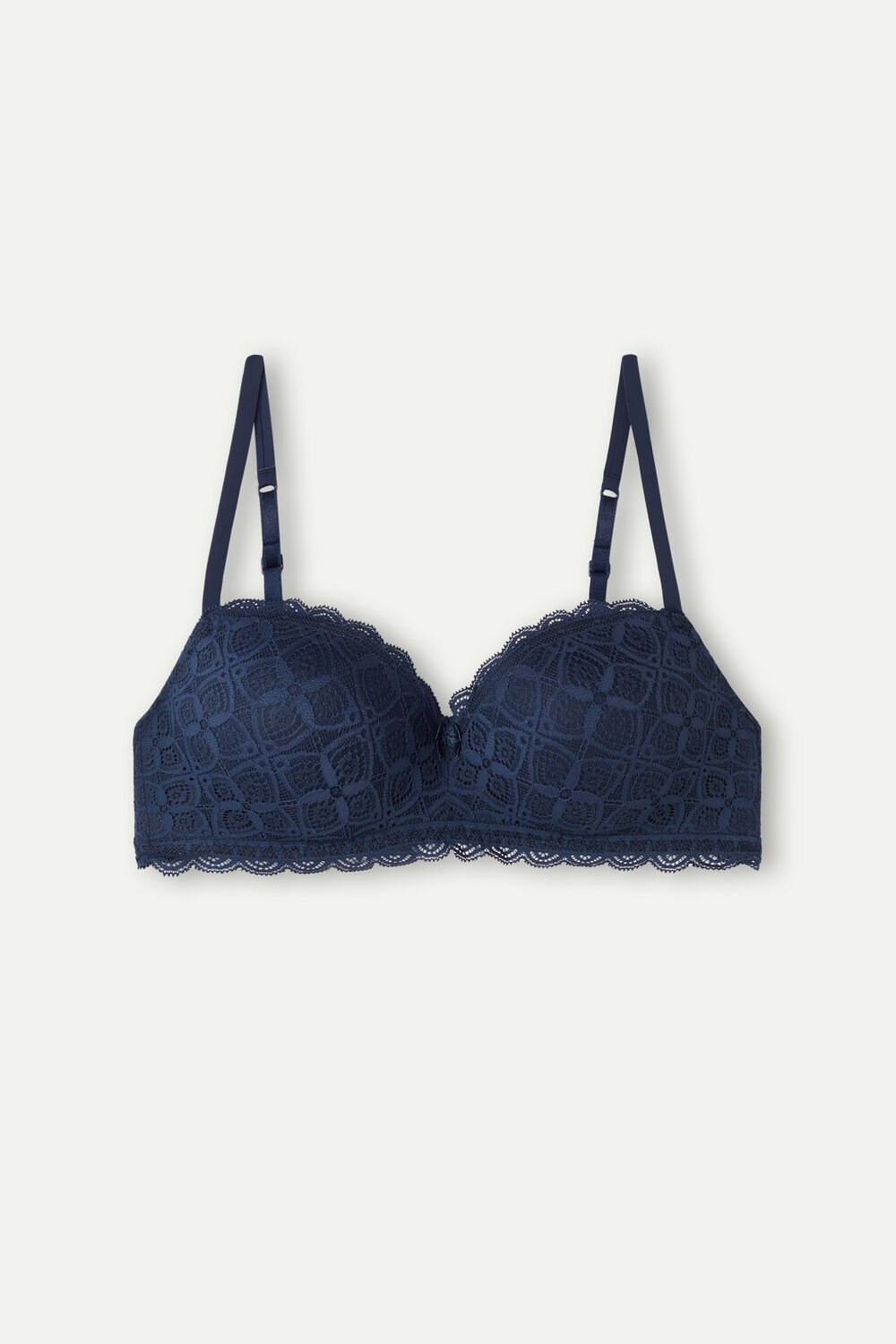 Blue - 1467 - Intense Blue Intimissimi Claudia Balconette Bra in Lace | CNMK-17546