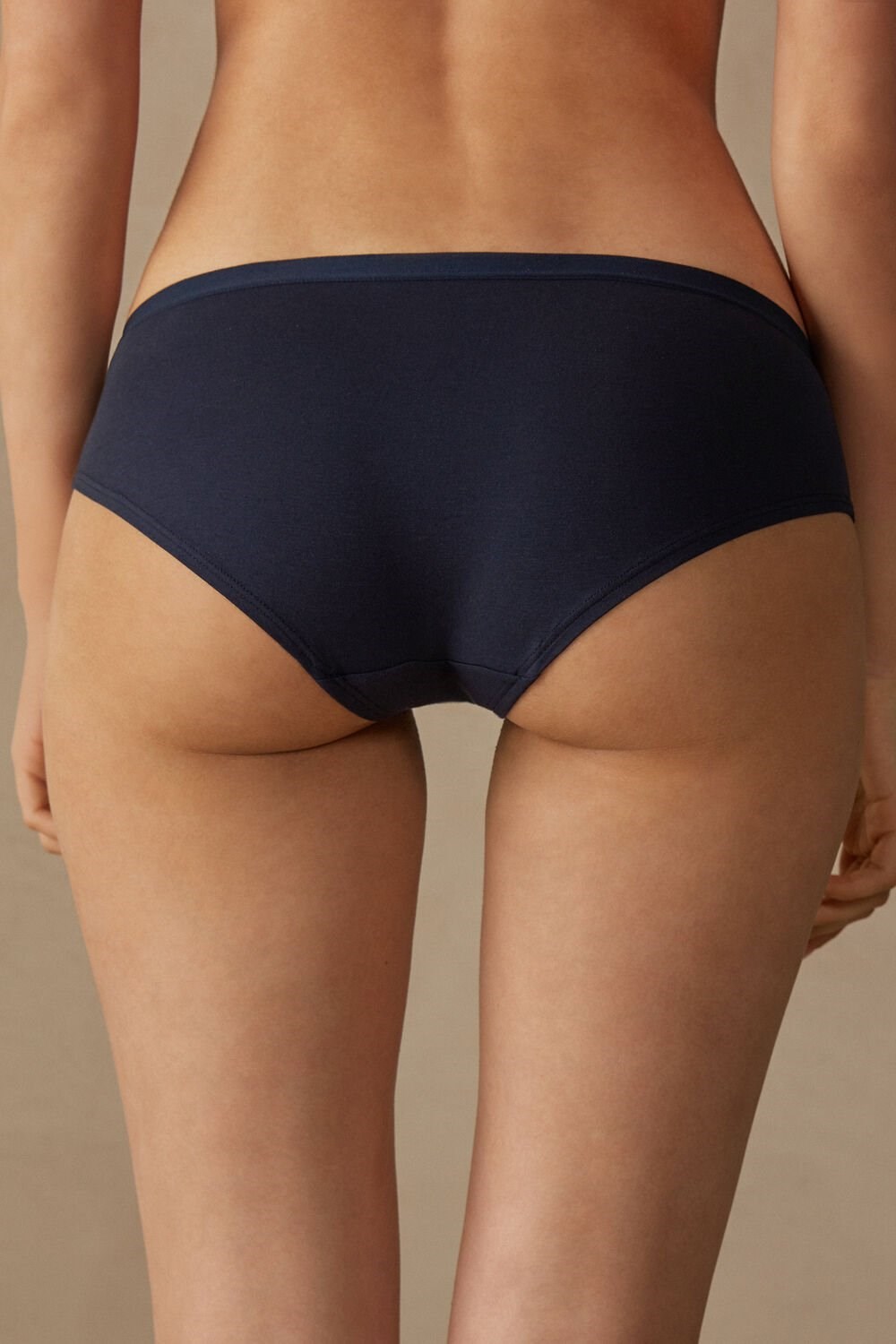 Blue - 1467 - Intense Blue Intimissimi Cozy Panties in Cotton | KVGT-37691