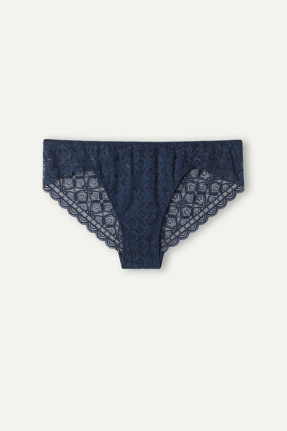 Blue - 1467 - Intense Blue Intimissimi Low Rise Lace Panties | VIGS-29687