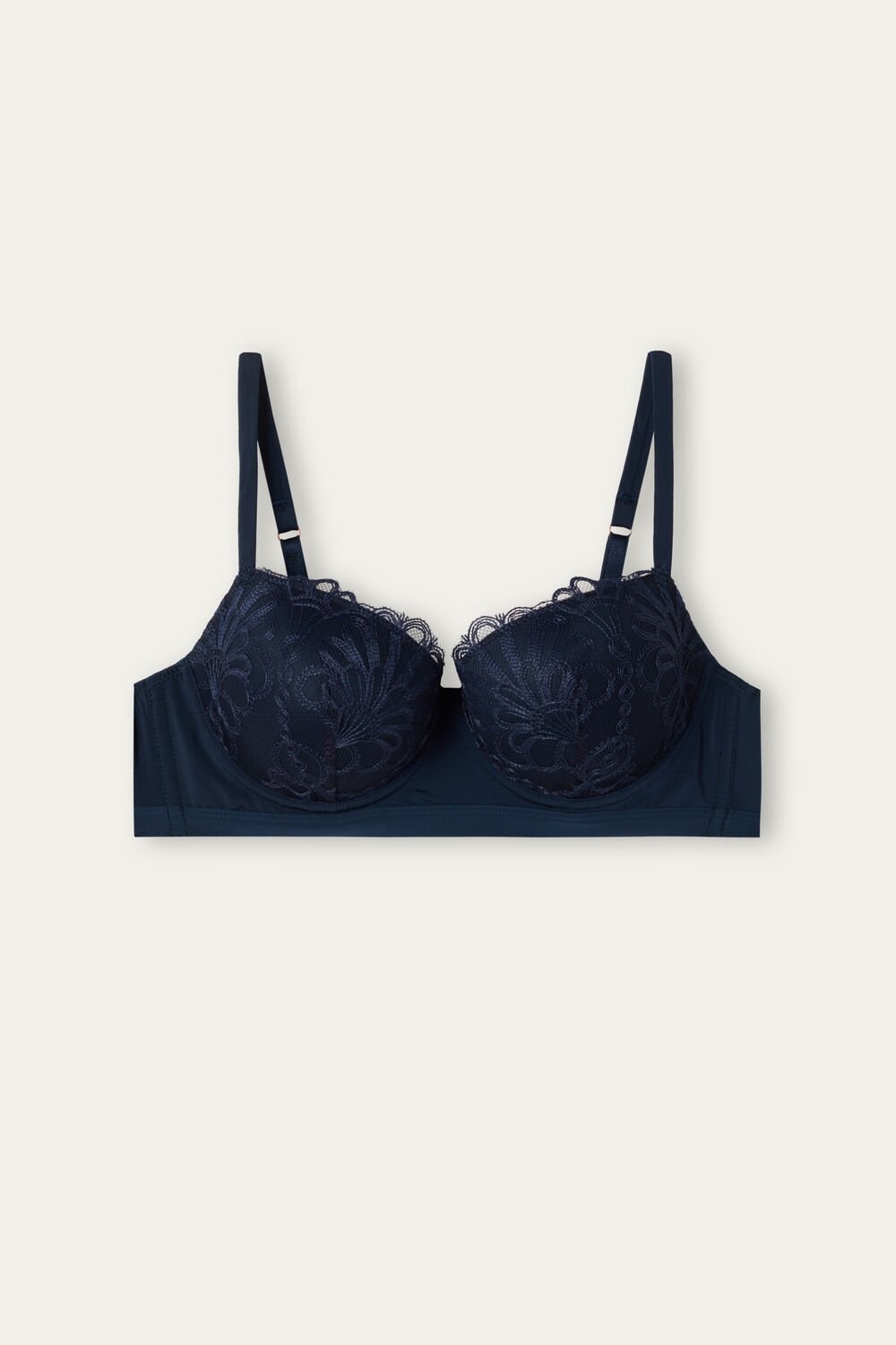 Blue - 1467 - Intense Blue Intimissimi Romantic Life Sofia Balconette Bra | YWFS-90672