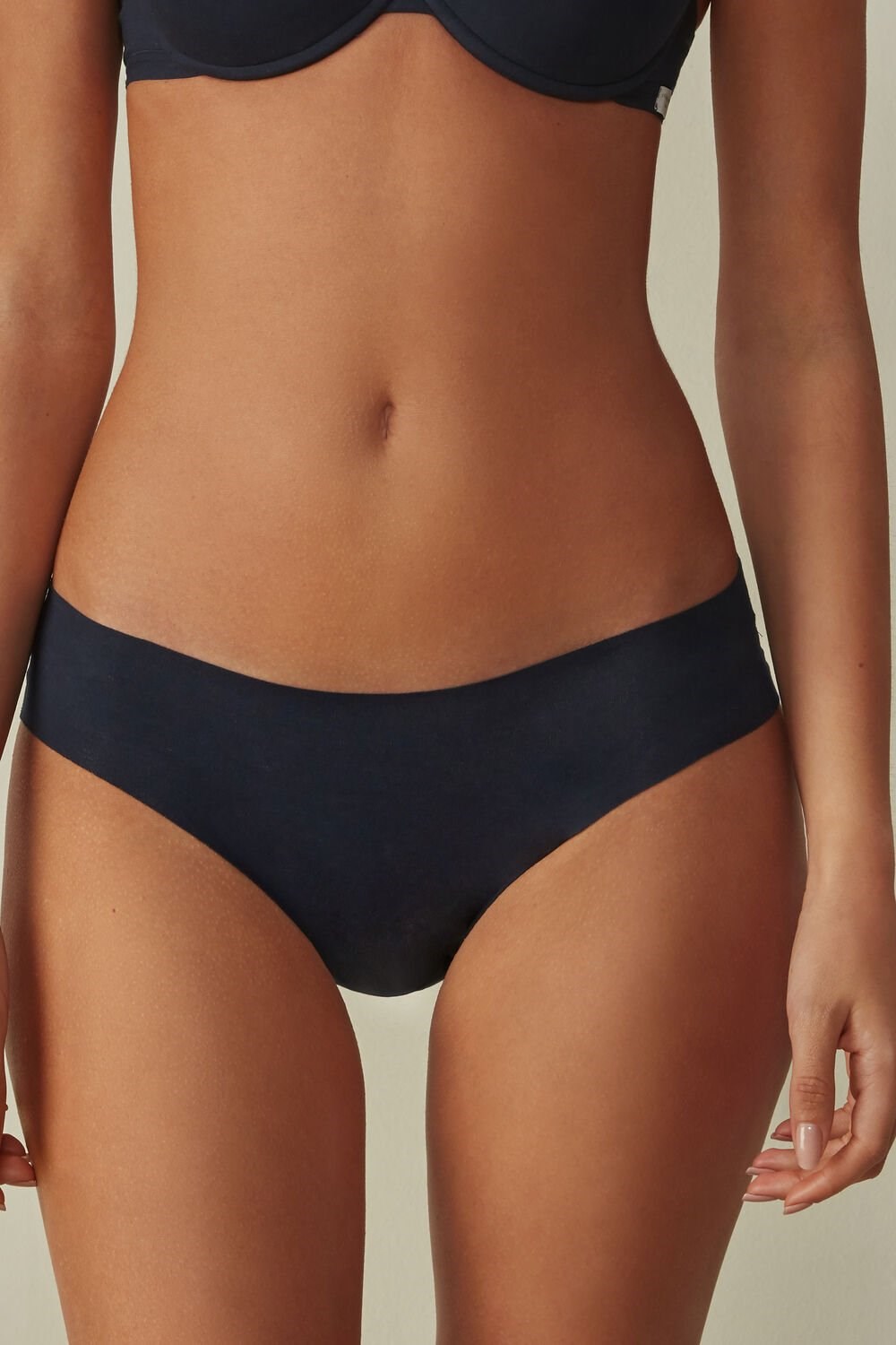 Blue - 1467 - Intense Blue Intimissimi Seamless Supima® Cotton Panties | QIVK-68920