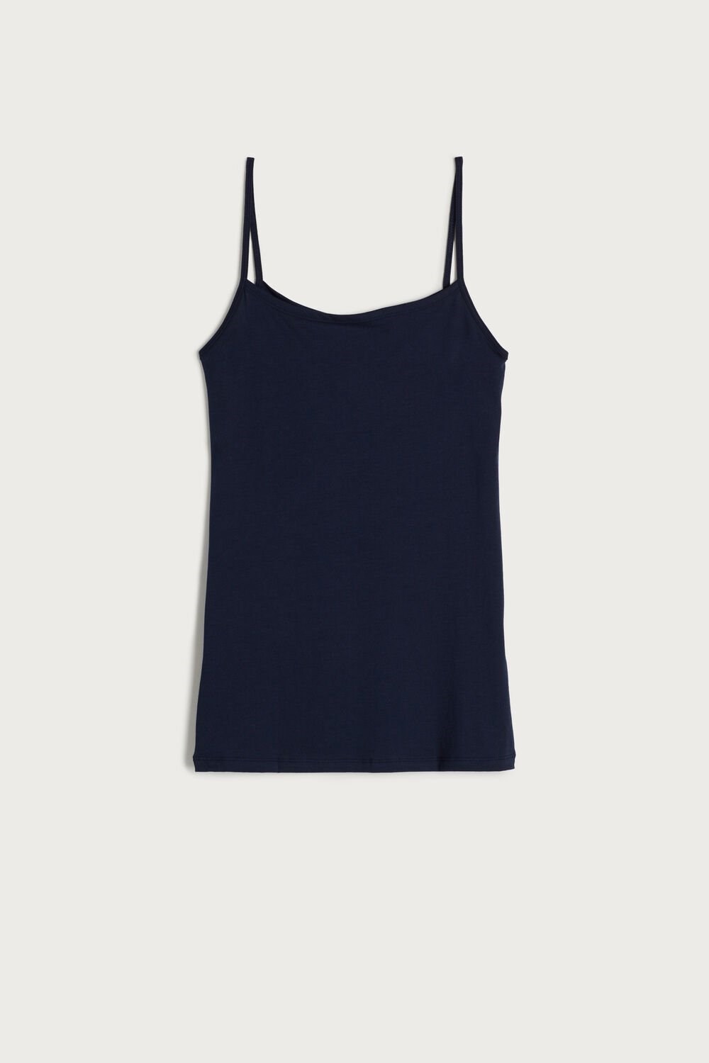 Blue - 1467 - Intense Blue Intimissimi Ultrafresh Supima® Cotton Vest Top | EWVC-80957