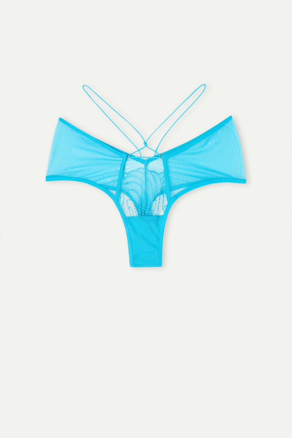 Blue - 210j - Digital Turquoise Intimissimi Steal the Show ‘80s Style Hipster Brazilian | HAVF-63102