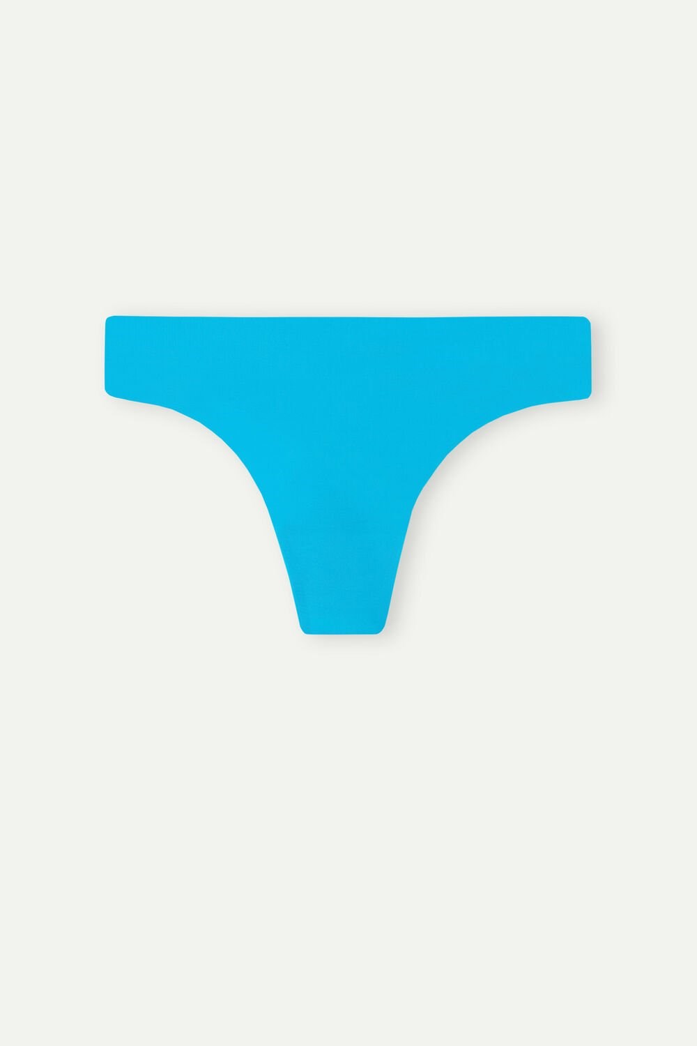 Blue - 210j - Digital Turquoise Intimissimi Brazilian Panties in Seamless Ultra Light Microfiber | QAVZ-17968