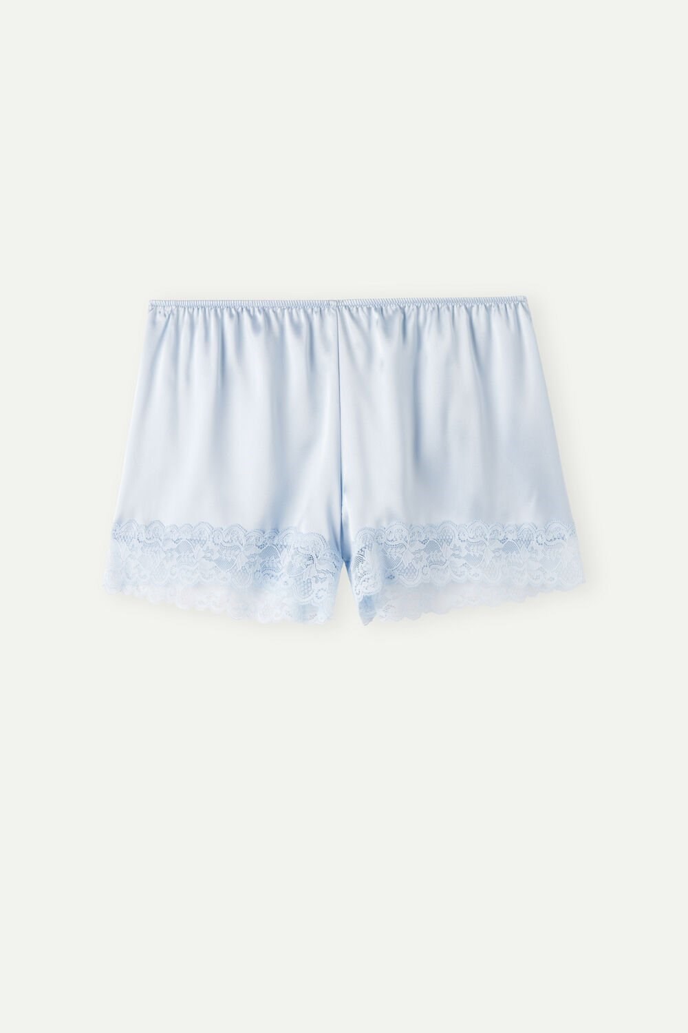 Blue - 220j - Airy Blue Intimissimi Silk Shorts | ZGNF-82765