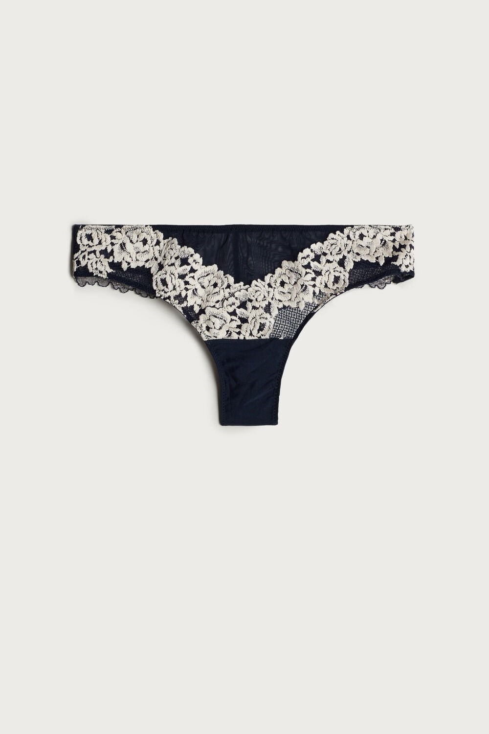 Blue - 347i - Deep Blue / Vanilla Intimissimi Pretty Flowers Brazilian | MBVR-38091