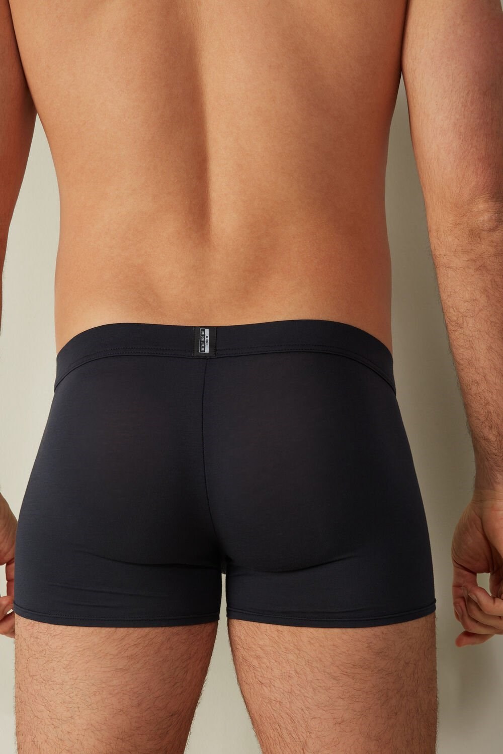 Blue - 6987 - Blue / White Intimissimi Natural Fresh Supima® Cotton Boxers | XOND-32159