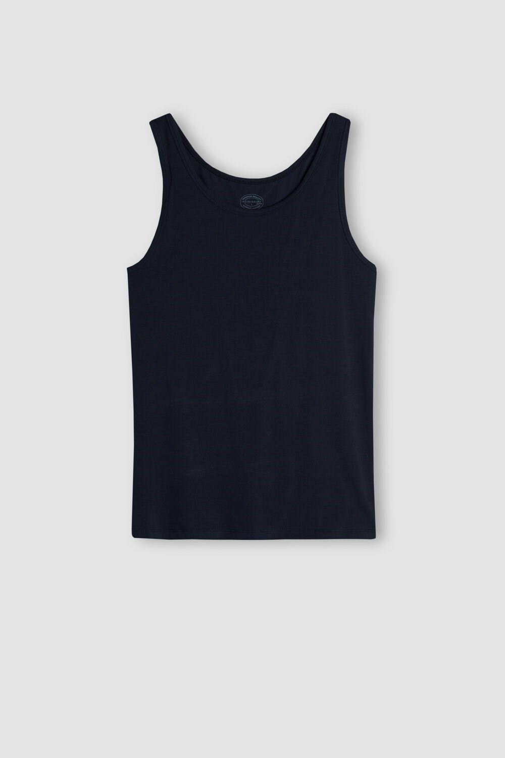 Blue - 800 - Midnight Blue Intimissimi Crew Neck Tank Top | KOQU-98576