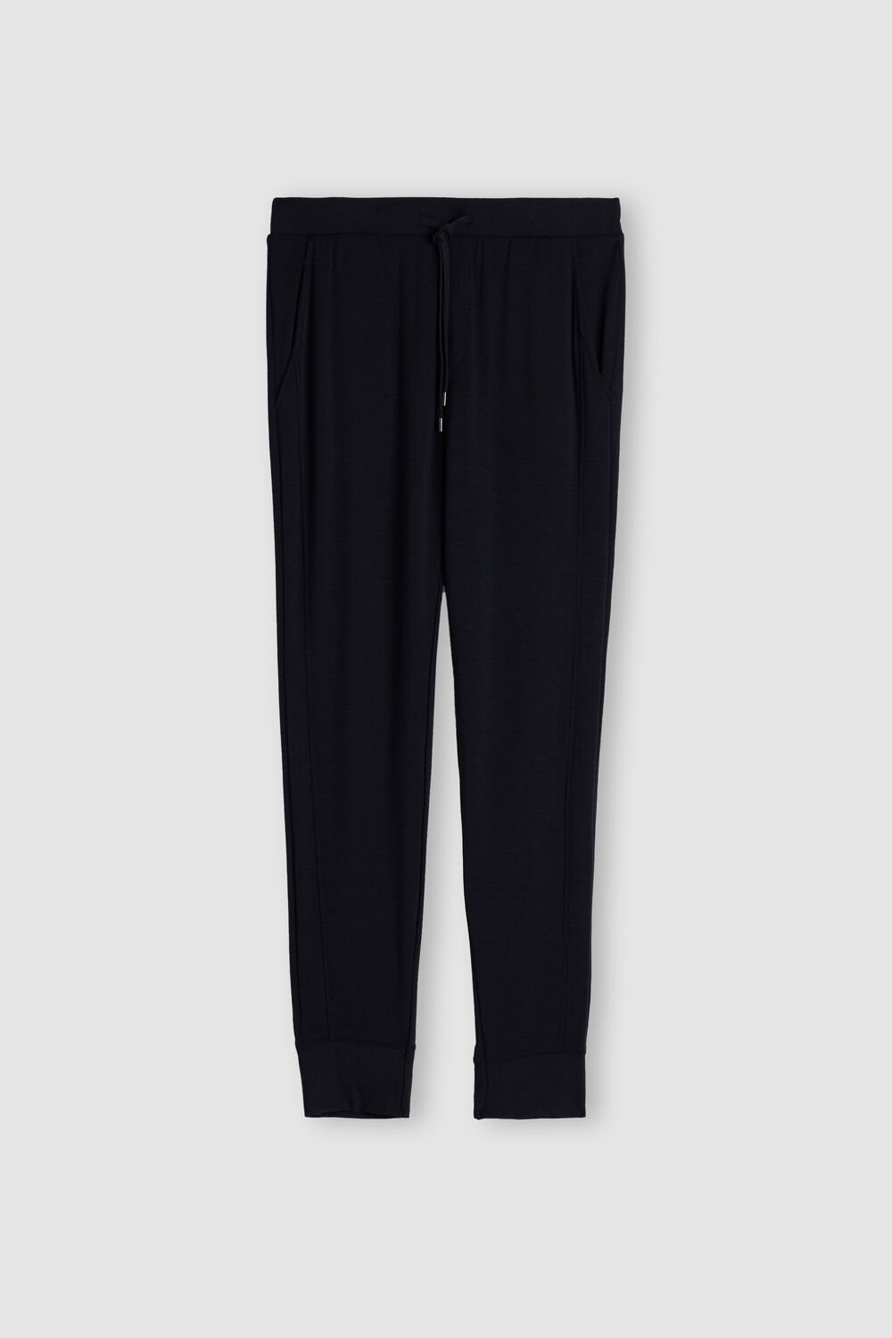 Blue - 800 - Midnight Blue Intimissimi Micromodal Trousers | EYAK-39764