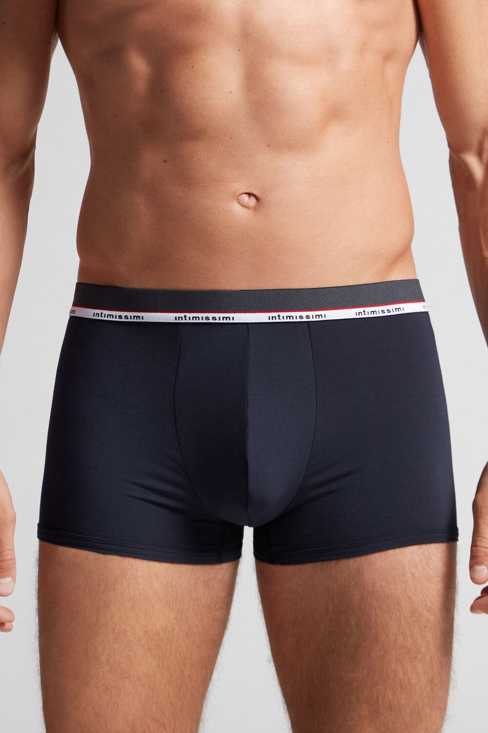 Blue - 800 - Midnight Blue Intimissimi Micromodal Boxers | LTXC-79308