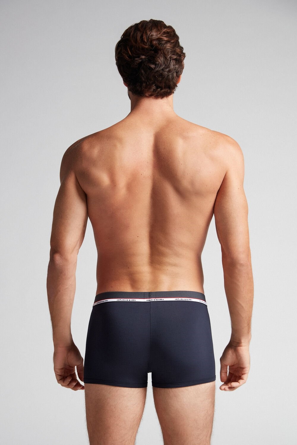 Blue - 800 - Midnight Blue Intimissimi Micromodal Boxers | LTXC-79308