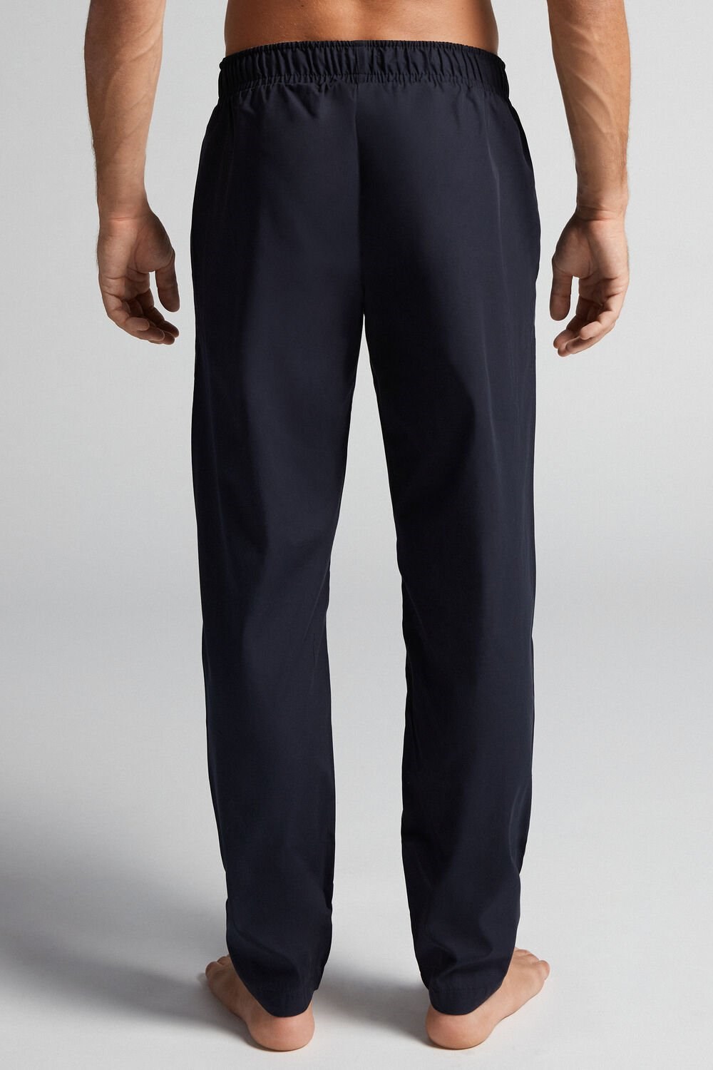 Blue - 800 - Midnight Blue Intimissimi Pants in Cotton Cloth | LAPO-20798