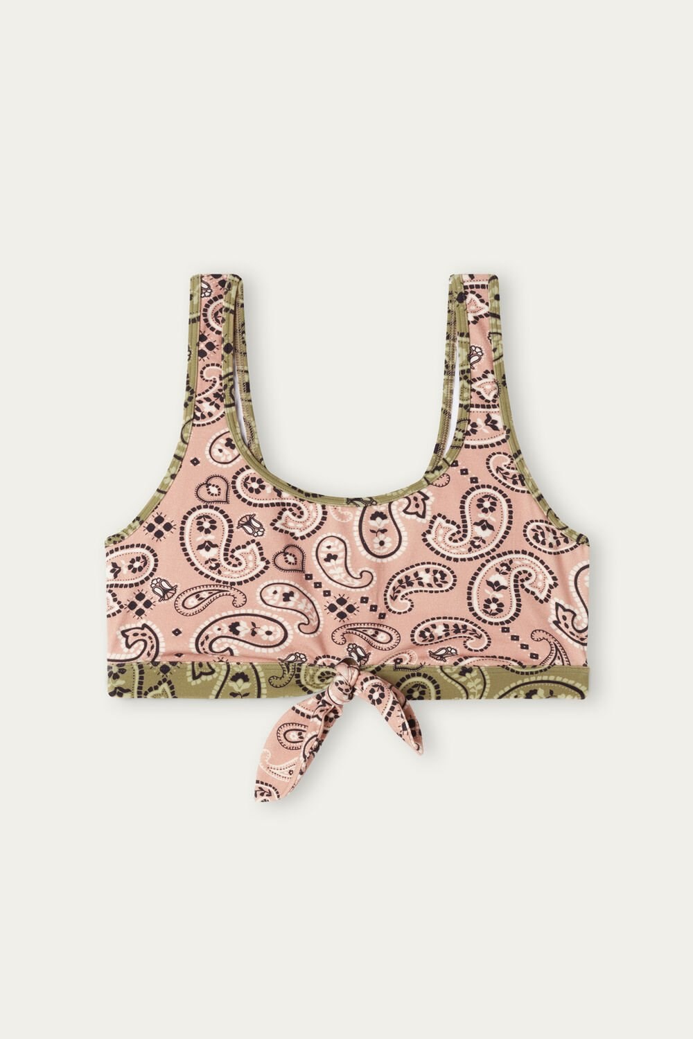 Brown - 726i - Bandana Print Intimissimi Bandana Mania Bra Top | TFDU-60248