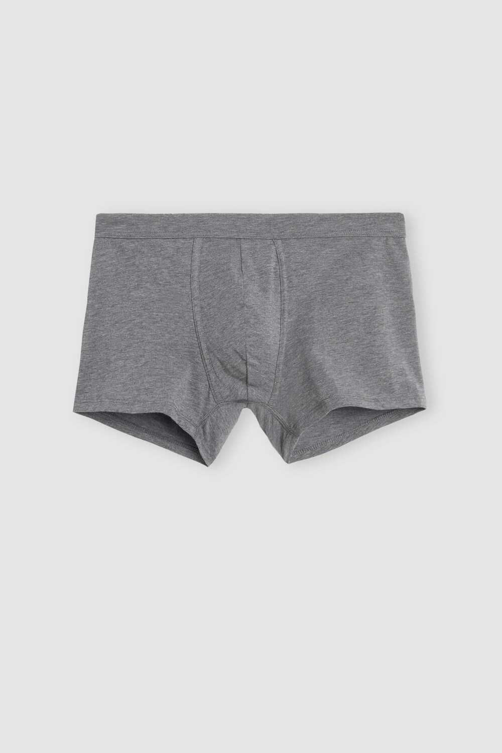 Dark Grey - 5227 - Heathered Graphite Grey Intimissimi Supima® Cotton Loose Fit Boxers | VHFJ-94150