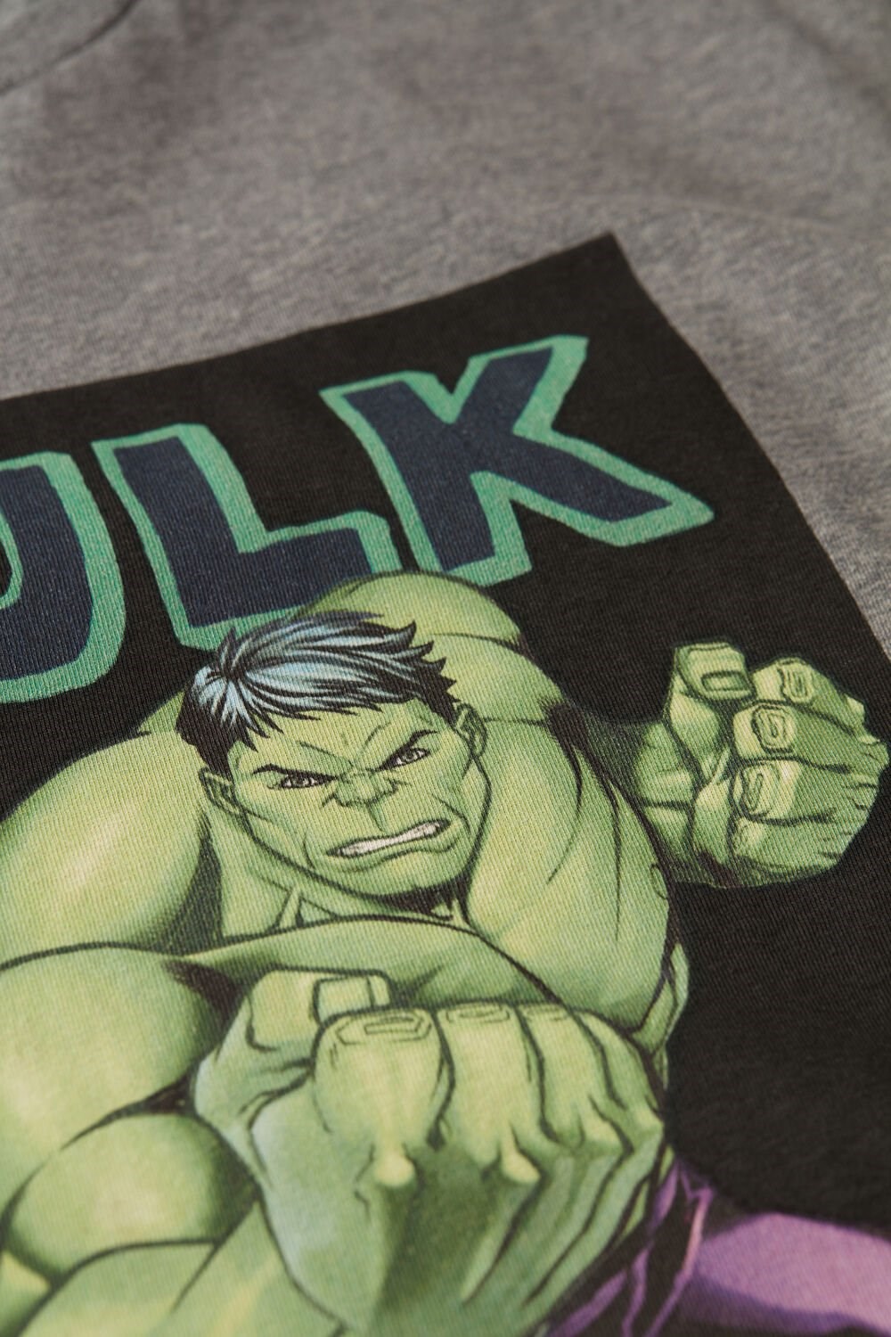 Dark Grey Intimissimi Hulk Print T-shirt | YIKF-20967