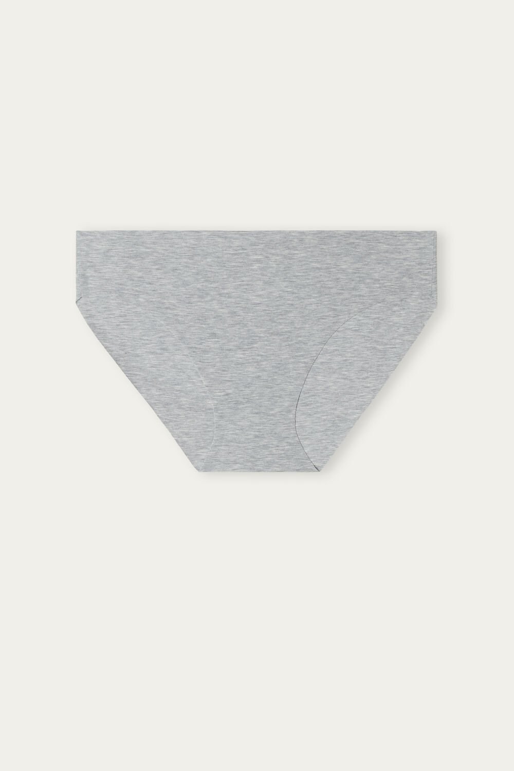 Grey - 031 - Light Heathered Grey Intimissimi Seamless Supima® Cotton Panties | RUWP-74310