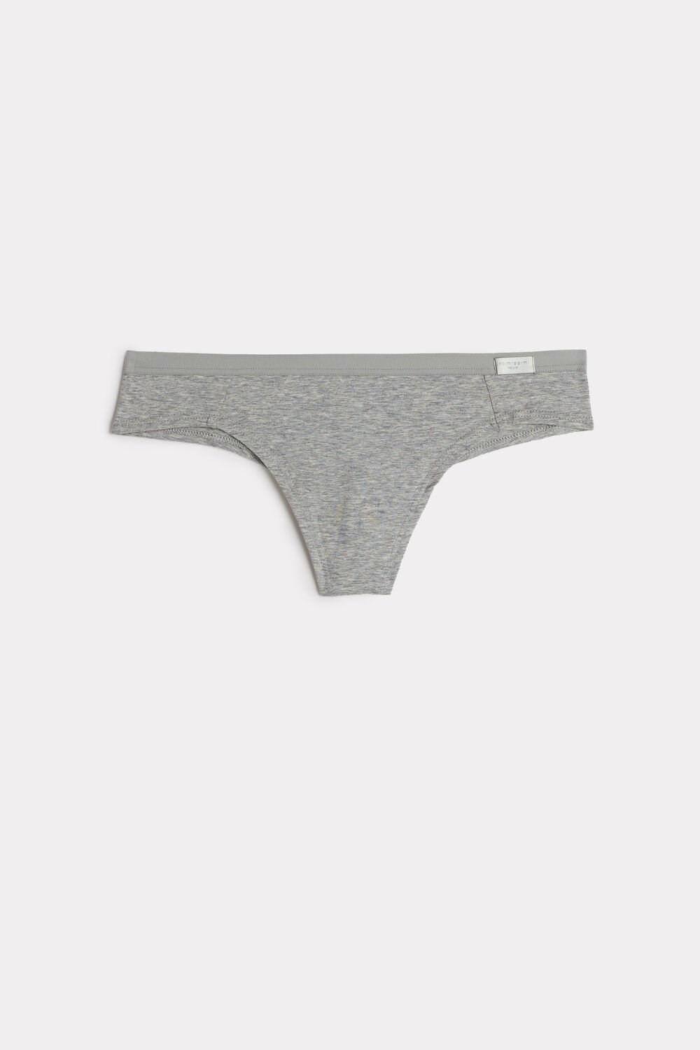 Grey - 031 - Light Heathered Grey Intimissimi Cotton Brazilian | SCRV-54613