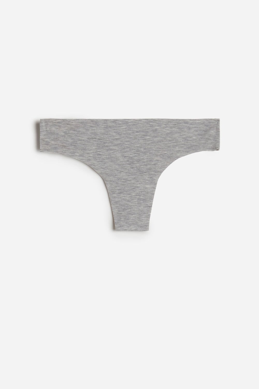 Grey - 031 - Light Heathered Grey Intimissimi Seamless Supima® Cotton Brazilian Panties | TJNL-75610