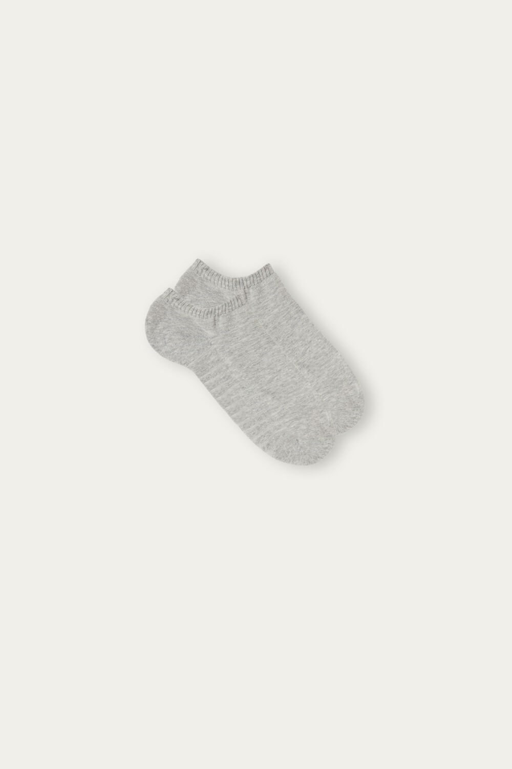 Grey - 2000 - Gray Sweatshirt Intimissimi No-show Socks in Terrycloth | DNZS-60925